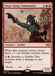 Siege-Gang Commander - Commander: Tarkir: Dragonstorm