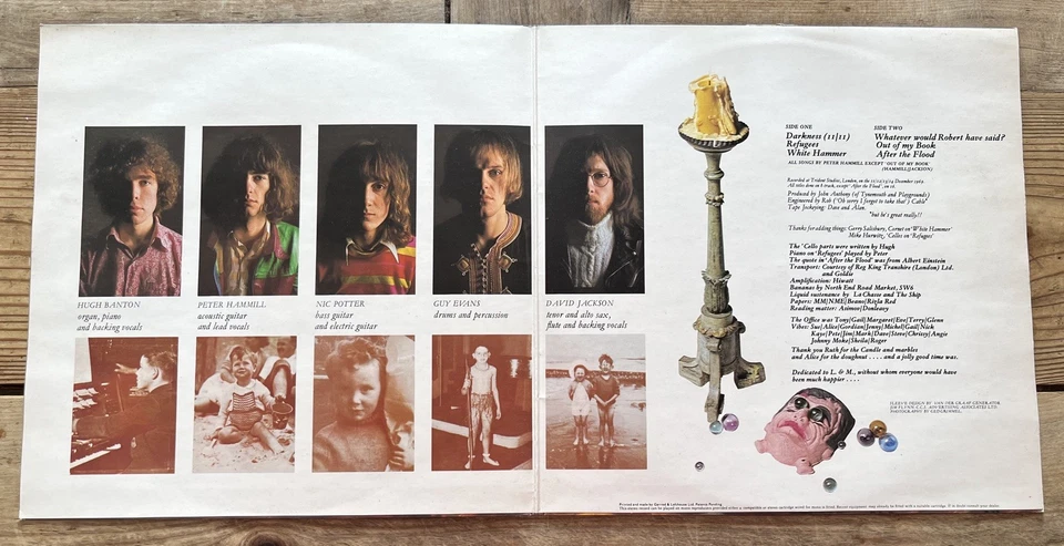 Van Der Graaf Generator The Least We Could Do Vinyl LP UK 1st Pink Scroll 1970 - Image 3 of 4