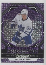 2023-24 Upper Deck Parkhurst Prominent Prospects Purple 28/99 Fraser Minten 02ix