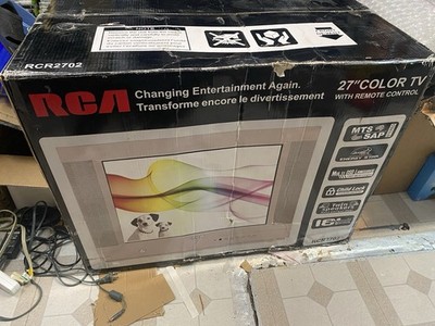 RCA RCR2702 CRT 27  Inch TV Television NEW IN BOX With Remote Retro Gaming