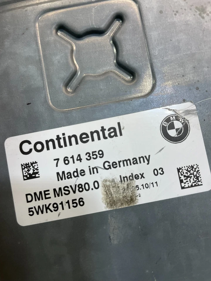 BMW 328i 528i 2007 a 2013 motor ECM ECU OEM u9456 DG Foto 4 de 4