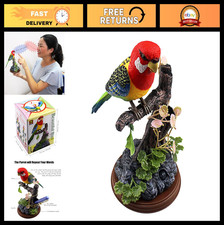 Interactive Talking Parrot Toy - Electronic Bird with Recording Playback - Fun