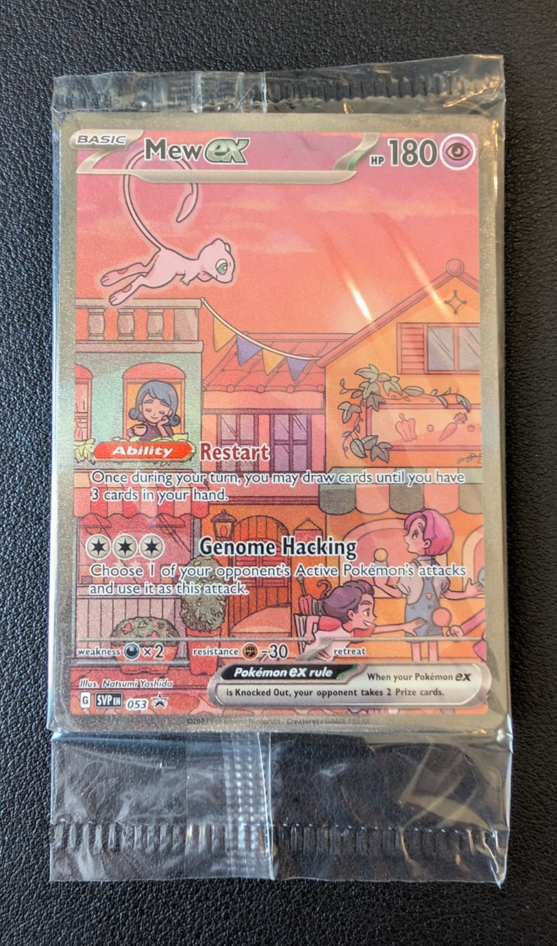 SEALED Mew ex SVP 053 Scarlet Violet 151 Black Star Promo Pokemon Card