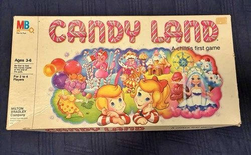 Candy Land 1984 Board Game Complete Set Vintage 1 Owner Milton Bradley Ages 3-6