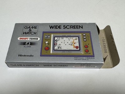 Nintendo Game & Watch SP-30 Snoopy Tennis Wide Screen Handheld