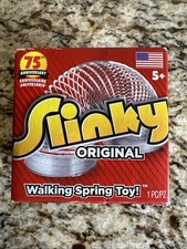 The Original Slinky Walking Spring Toy 2.75 Metal Slinky 75th Anniversary