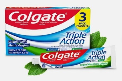 7 PACK of Colgate Triple Action Toothpaste *11/2025* - 4oz ea