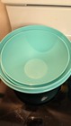 TUPPERWARE 3pc Wonderlier Bowl Set- Turquoise-NIP 4.5, 3.25 & 2 Cup Bowls — photo 9
