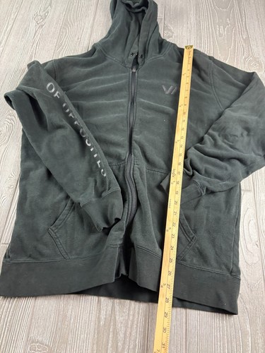 Sudadera con Capucha RVCA Unisex Negra con Cremallera Talla XL - Imagen 4 de 8
