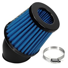 48mm Motorcycle Air Filter Cold Air Intake Dirt Bike Mini Bike Carburetor Blu...