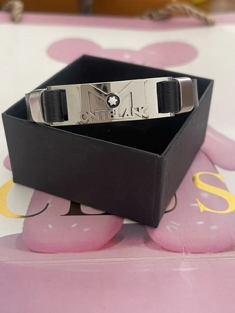 Pulsera con correa de cuero Montblanc Foto 2 de 4