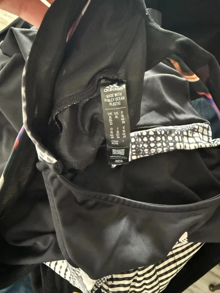 Adidas US Open Series Y-Strap Tennis Dress with Shorts Black XL - Image 4 of 4