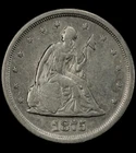 1875-S 20c Seated Liberty Silver Twenty Cent Piece XF MPD FS-301