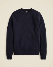 J Crew Midweight Cashmere Crewneck Sweater Navy Abyss Size M J.Crew Med