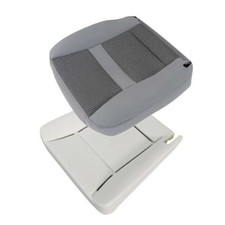 Cloth Gray Driver Side Bottom Replacement Seat Cover Driver Lower Pad Foam