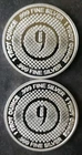 Two 9 Fine Mint 1oz Silver Rounds