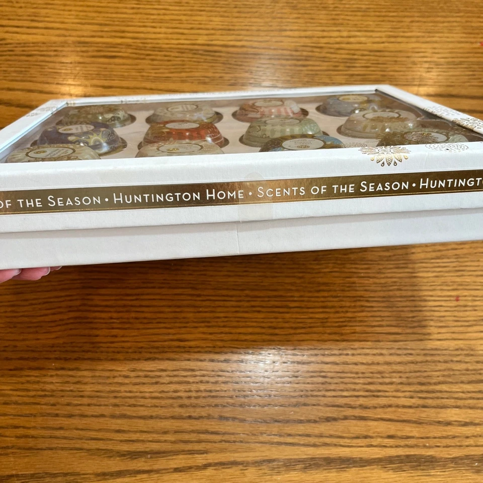 Huntington Home Scents Of The Season Candle Set 12 Fragrant Candles Holiday - Image 2 of 4