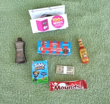 Zuru Toys- Lot of 6 Mini Brands Series 4- Cholula, Hawiian Tropic, Mounds, +