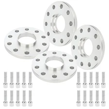 4x Hub Centric Wheel Spacers 15mm For Porsche 911 Cayenne Boxster Cayman 5x130