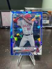 2021 Bowman Chrome Sapphire Trent Deveaux 1st Bowman BCP-94