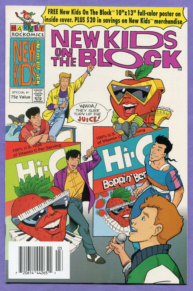 New Kids On The Block NKOTB Harvey Rockomics Hi C Special Issue #1