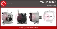 Casco Lichtmaschine Generator 150A 12V FüR Mercedes-Benz A-Klasse 1.7 CDI