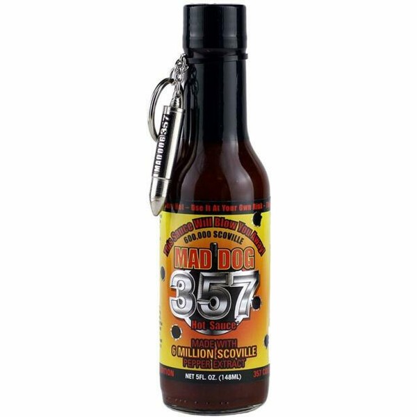 Mad Dog 357 Collectors Edition Hot Sauce 600 000 Scoville Units Pepper