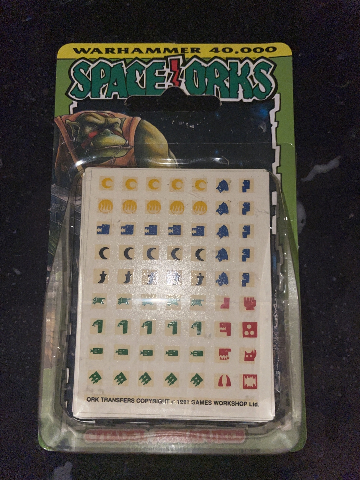 Transfers Space Orks Warhammer Fantasy Citadel Blister pour personnalisation de figurines