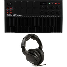 Akai Professional Mpk Mini Mkii + Hd 280 Pro Bundle - Limited Edition Black On