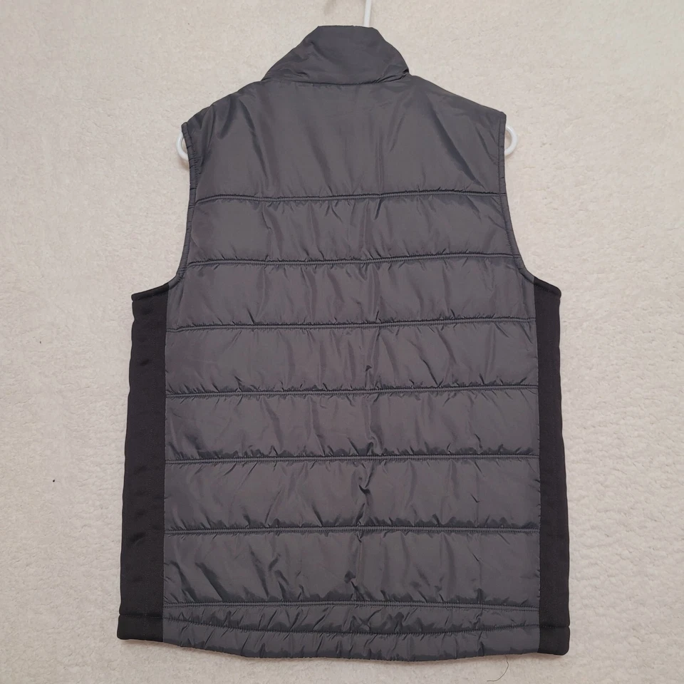 Solaris Men's Puffer Vest Size S Small Gray Outdoors Casual Sleeveless Jacket - Image 3 of 4
