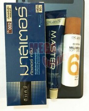 DCASH Master Permanent Color Cream Hair Dye 60g. (Darkest Brown Natural) # M 002