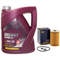 MotoröL Set 5W-30 5 Liter + ÖLfilter SH 4049 P FüR Audi A3 A4 Q5 Seat Skoda VW