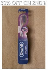 Oral B Pro Flex Stain Eraser Manual Toothbrushes Medium Bristle, 1 Ct