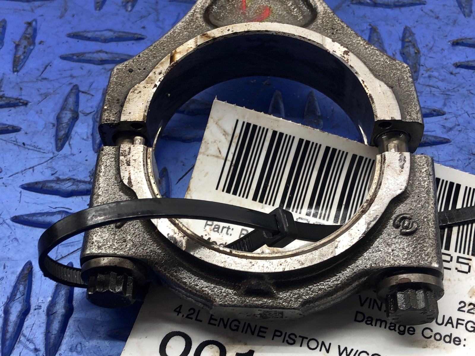 2011-2015 AUDI R8 4.2L ENGINE PISTON W/CONNECTING ROD 079107066CT OEM 2012 2013
