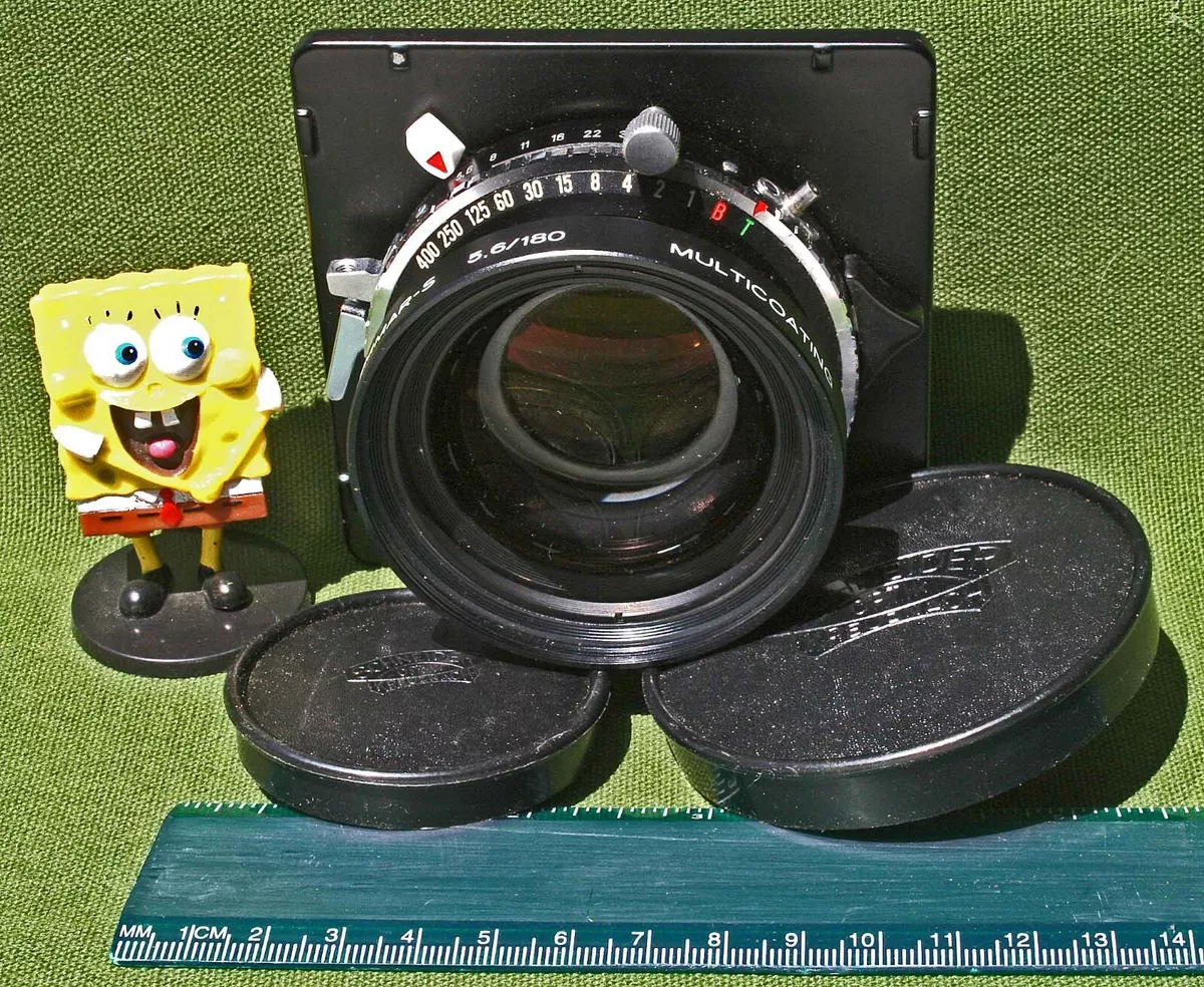 Schneider 180mm f5.6 Symmar-S OEM Caps, V. Clean, Sharp, NICE