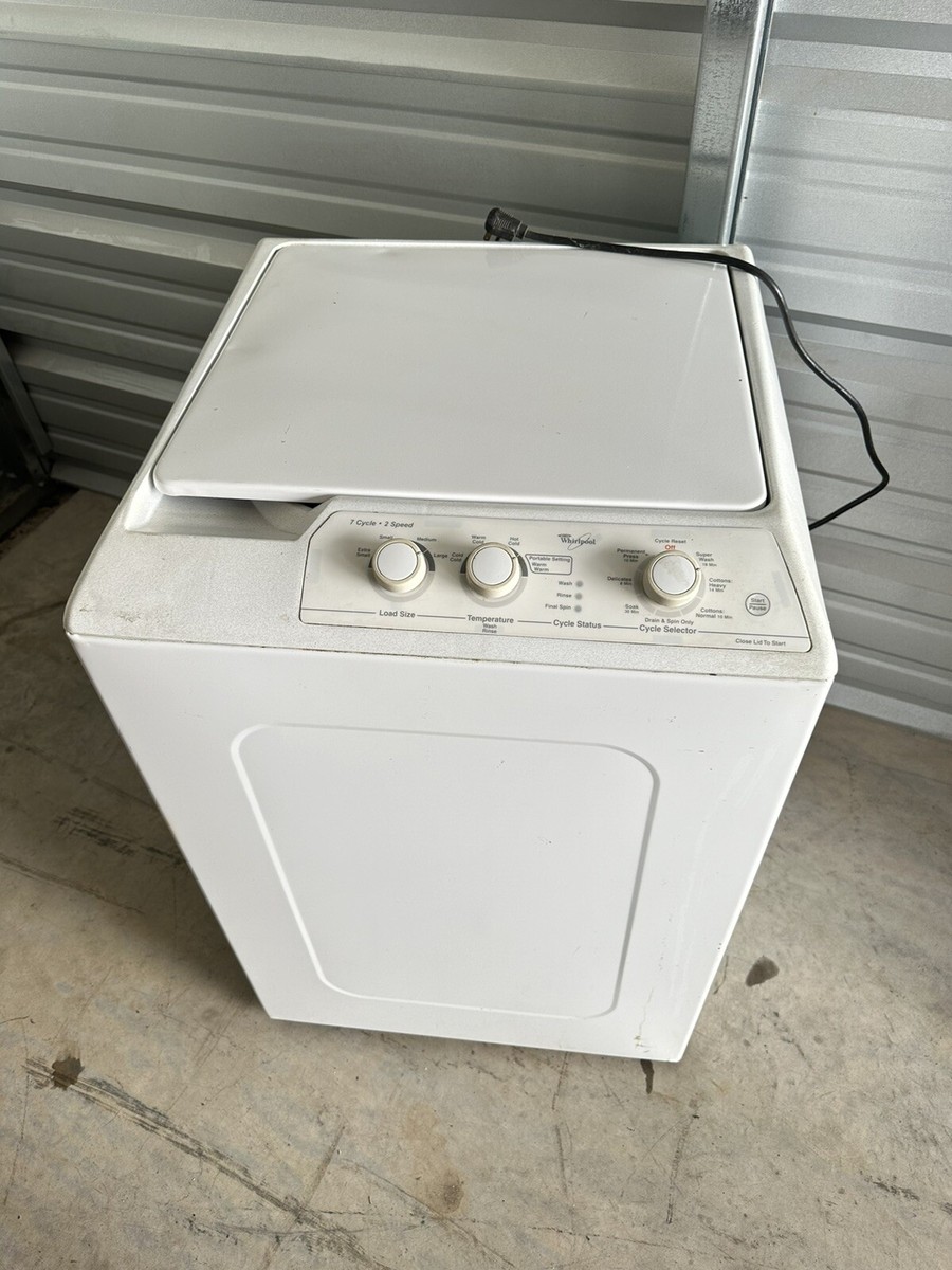 Whirlpool Compact Portable Washer Apartment Size 110-Volt