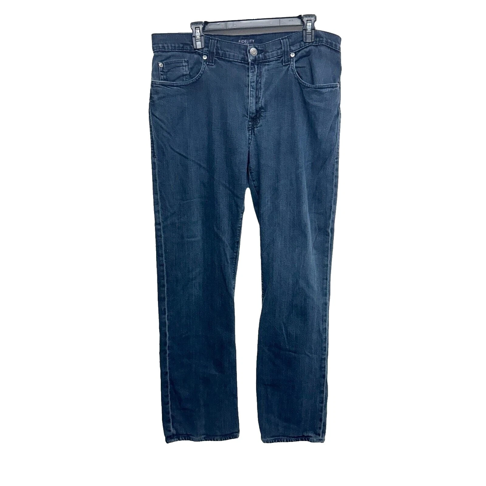 Pantalones de mezclilla de algodón Fidelity para hombre