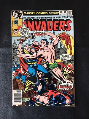 The Invaders #33 (1978) Vs Thor Marvel Marvel Comics