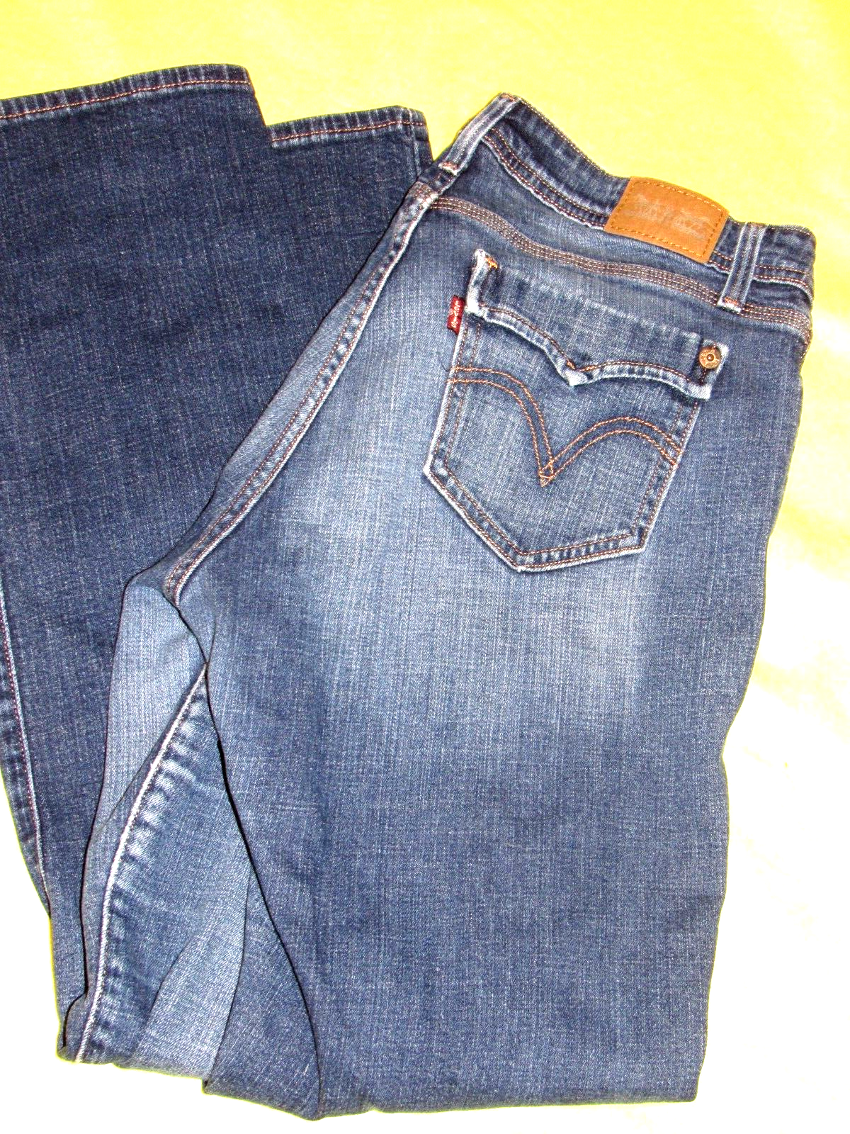 Women's Levis 529 Curvy Straight Leg Blue Denim/Jean Size 10 | eBay