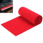 Red Piano Keyboard Cover Soft Dust Cover Key Cover Cloth Piano Care Accessories