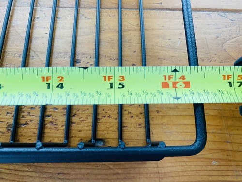 Commercial Grade Black Wire Retail Shelf Display Hanging Basket 16”x5.5”x1.5”+/- - Picture 4 of 9