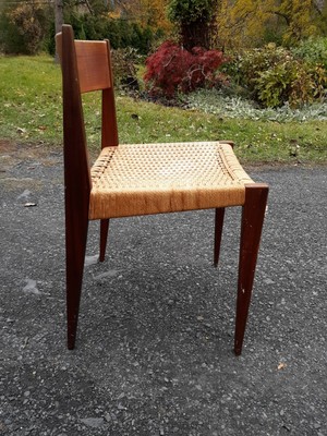 PIA CHAIR DANISH DESIGN 1960 POUL CADOVIUS DESIGN CORD CHAIR MID CENTURY