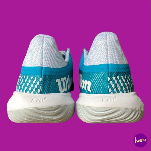 Wilson Scarpe da Tennis Donna Kaos Swift 1.5, Algeri Blu/Bianco, UK 7/EU 40 2/3 - Foto 4 di 6