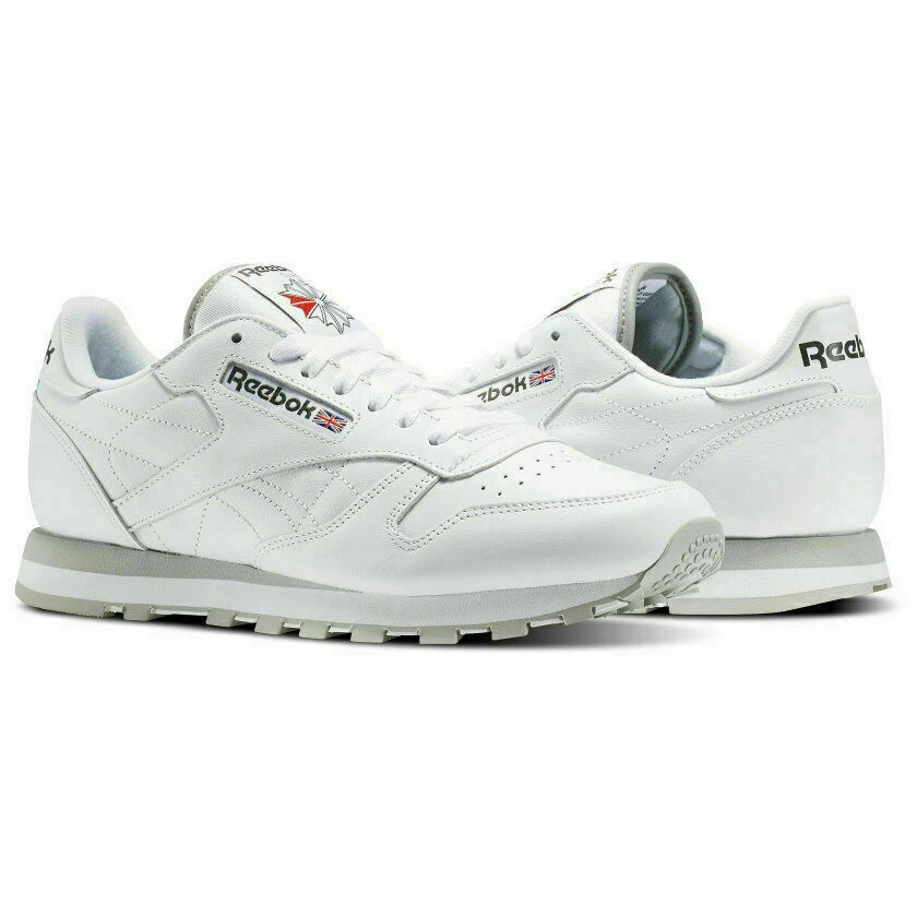 Mens Leather White 101 eBay