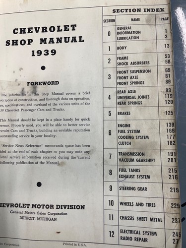1955-1959 Chevy Truck repair manual (reprint) - Picture 3 of 4
