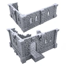 Ulvheim Ruins by Terrain4Print Set A, 3D Printed Tabletop RPG Scenery & Wargame