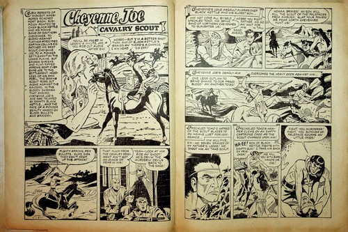 The Texan # 2 comic book UK EDITION ANC Pemberton's 1951 Matt Baker cover rare - Picture 4 of 7