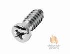 Euro Hinge Screw ⌀6mm Round Zinc Plated for Cabinet Hinges