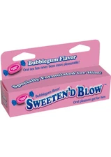 Sweeten D Blow Flavored Oral Sex Pleasure Gel for Couples 1.5oz Bubblegum
