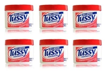 Tussy Cream Deodorant Original Fresh Spice (W/ RED OR WHITE CAP) 1.7 oz (6 pack)